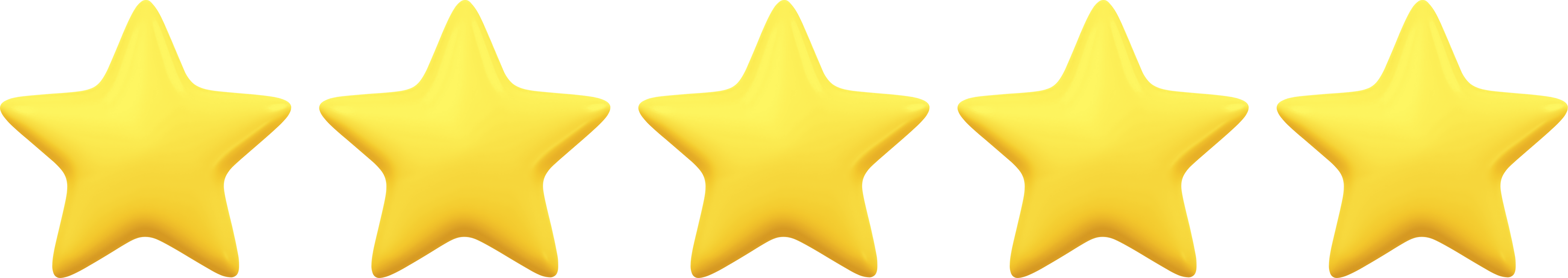 5 Star Review 3D Icon